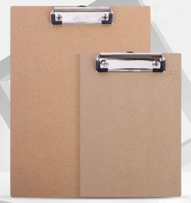 Paper Click Board Wooden Chipboard Wire Clipboard A4 A5 Paper Organizer 1pc MDF Writing ...