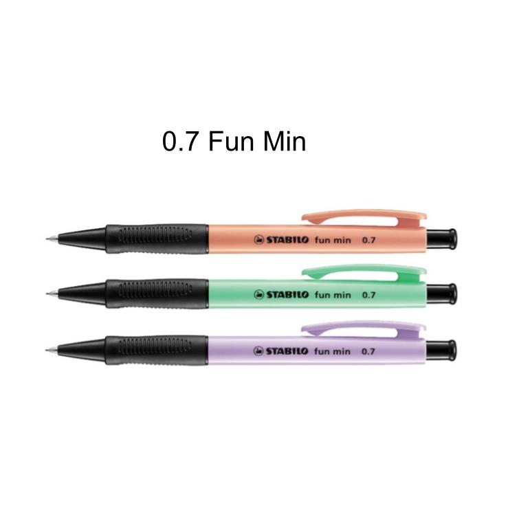 Stabilo Fun Min Mechanical Pencil 1pc 3825 0.5mm 3827 0.7mm Pastel
