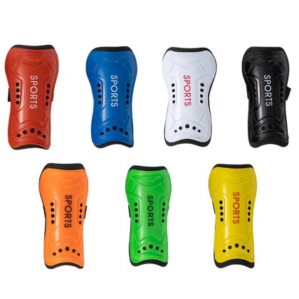 [Large] Shin Guard with Strap 19 x 10cm Shin Cover Pad Sport Support ...