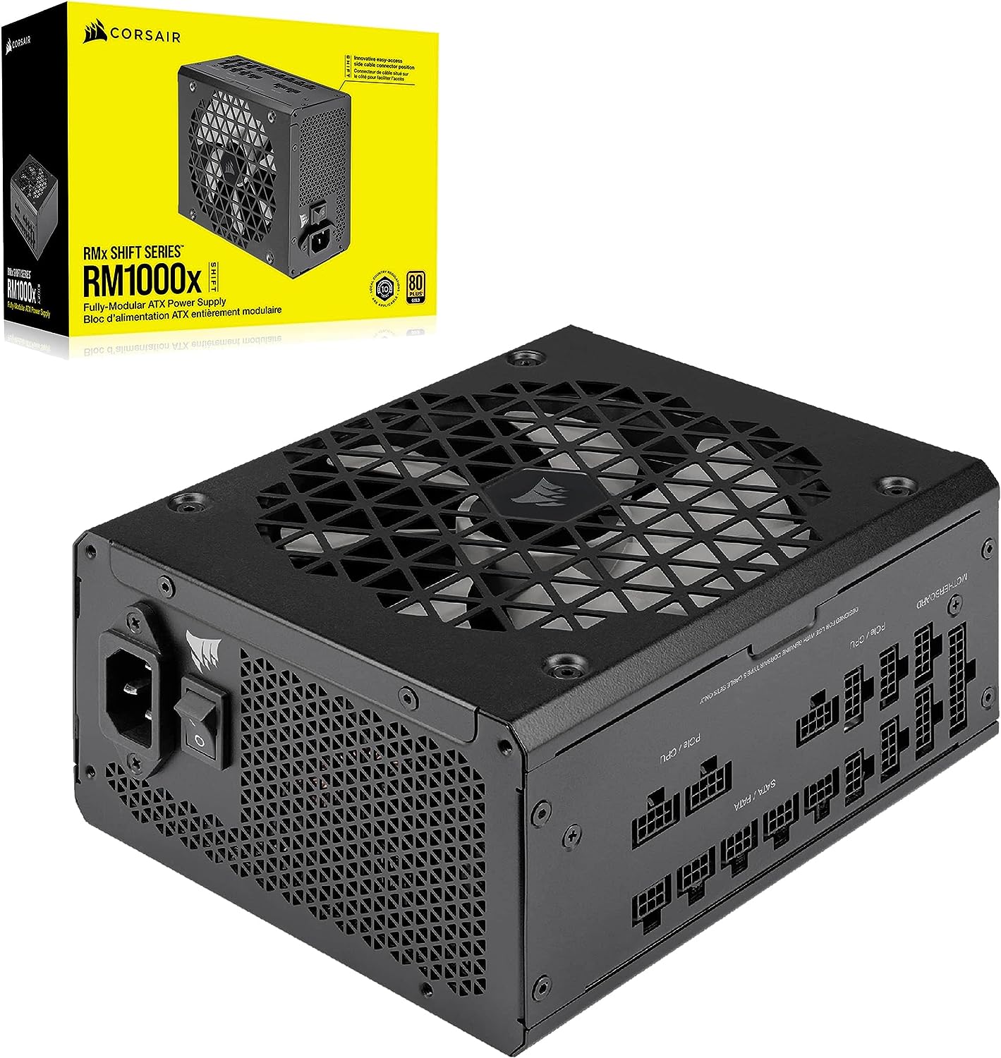 CORSAIR RMx Series™ RM1000x SHIFT — 1000 Watt 80 PLUS Gold Fully