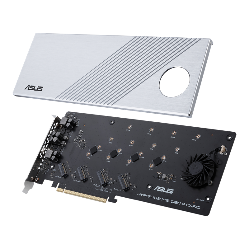 ASUS Hyper M.2 X16 Gen 4 Card | Gadget Zone