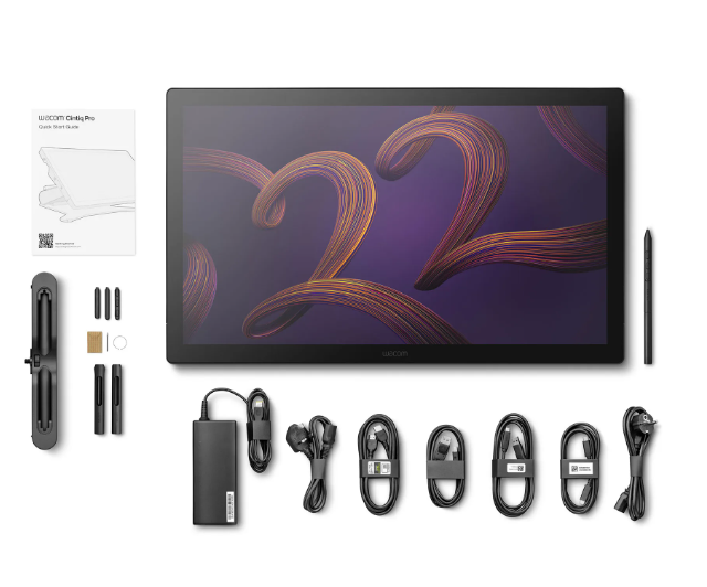 WACOM - CINTIQ 22 PRO WITH PEN, IPS 4K, 98% ADOBE RGB, 22