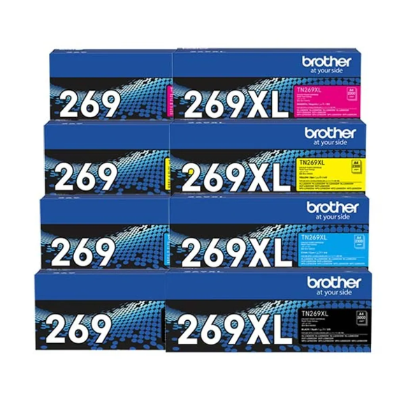 Brother TN-269XL / TN-269 Black | Cyan | Magenta | Yellow Original