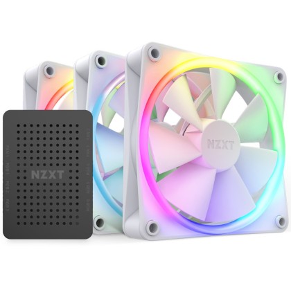 未使用 NZXT F120 RGB Core ホワイト 6基セットコントローラー NZXT F120 RGB Triple Pack - White | Gadget Zone