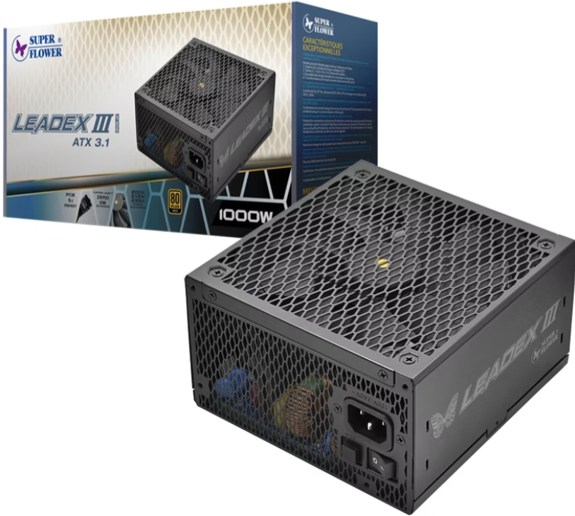 LEADEX Flower Super 3.1　1000W ATX III LEADEX FLOWER SUPER III Labs LTT | 1000W 3.1 ATX UP GOLD 電源ユニット