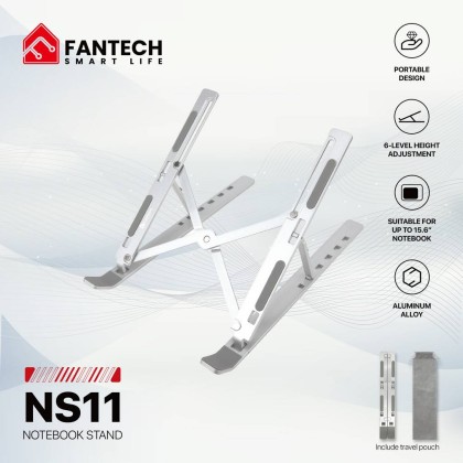 Fantech Notebook Laptop Stand NS11/NS12 Aluminum Alloy N Folding Laptop ...