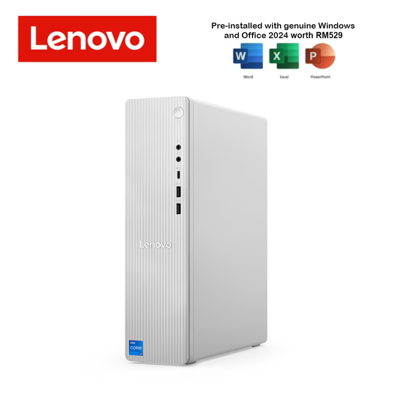 Lenovo IdeaCentre Tower 08IRH9 90XW004XMI Desktop PC Cloud Grey