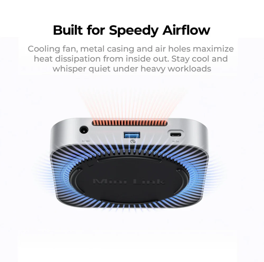 ORICO Minilink 9 in 1 Aluminum Dock with M.2 SSD Enclosure for Mac