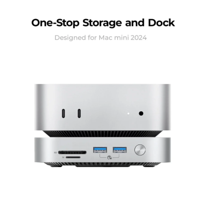 秀之 Mac mini 2024 + ORICO MiniLink ORICO Minilink 9 in 1 Aluminum Dock with M.2 SSD Enclosure for Mac