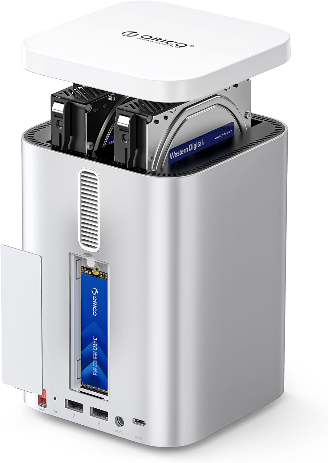 ORICO MiniTower Desktop Hybrid Storage System for Mac mini 2024
