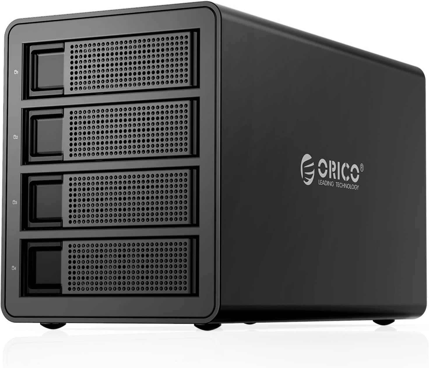 ORICO 4-Bay External Hard Drive Enclosure with RAID (Support 64TB