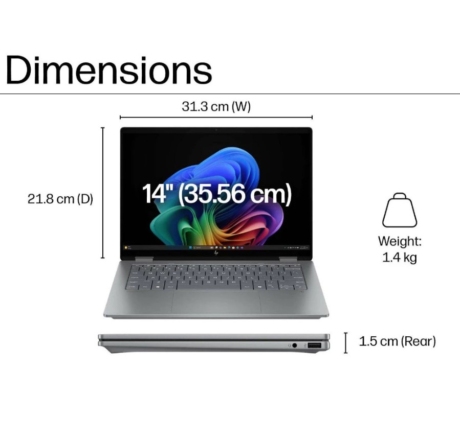 HP OmniBook X Flip Laptop Next Gen AI 14-fk0101AU (AMD Ryzen AI 5