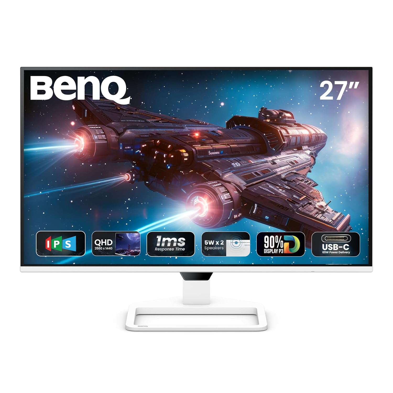 BenQ EW2770QZ 2560×1440（WQHD）27インチ IPS AD】BenQ 目の疲れを軽減する27インチWQHDモニター「EW2770QZ」の外観