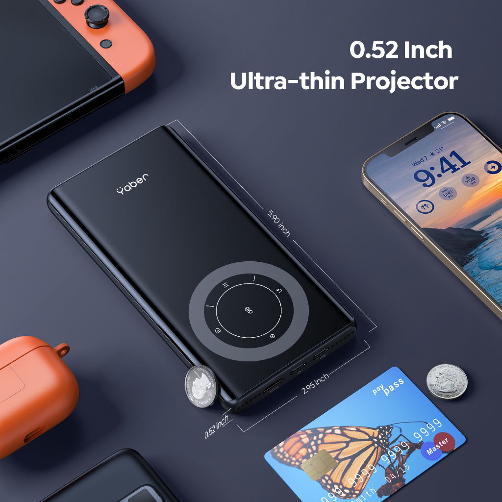 YABER V6 affordable Wi-Fi Bluetooth portable projector | BayuTech