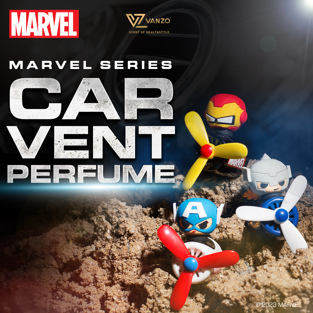 LIMITED EDITION] Vanzo Marvel Series Car Vent Perfume (Secret Musk