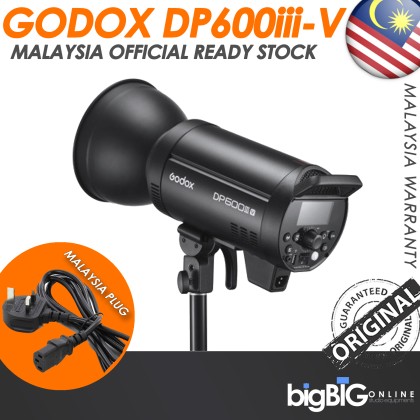 Malaysia STOCK) GODOX DP600III-V Professional Studio Flash Light
