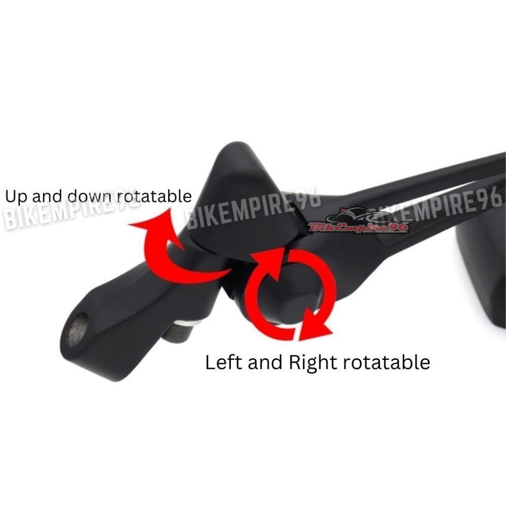 Motorcycle Universal Side Mirror Napoleon Design CNC Aluminum Anti