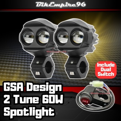 専用 Spotlight LED Spotlight GSA design 2 tune 60w LED Double Eyed