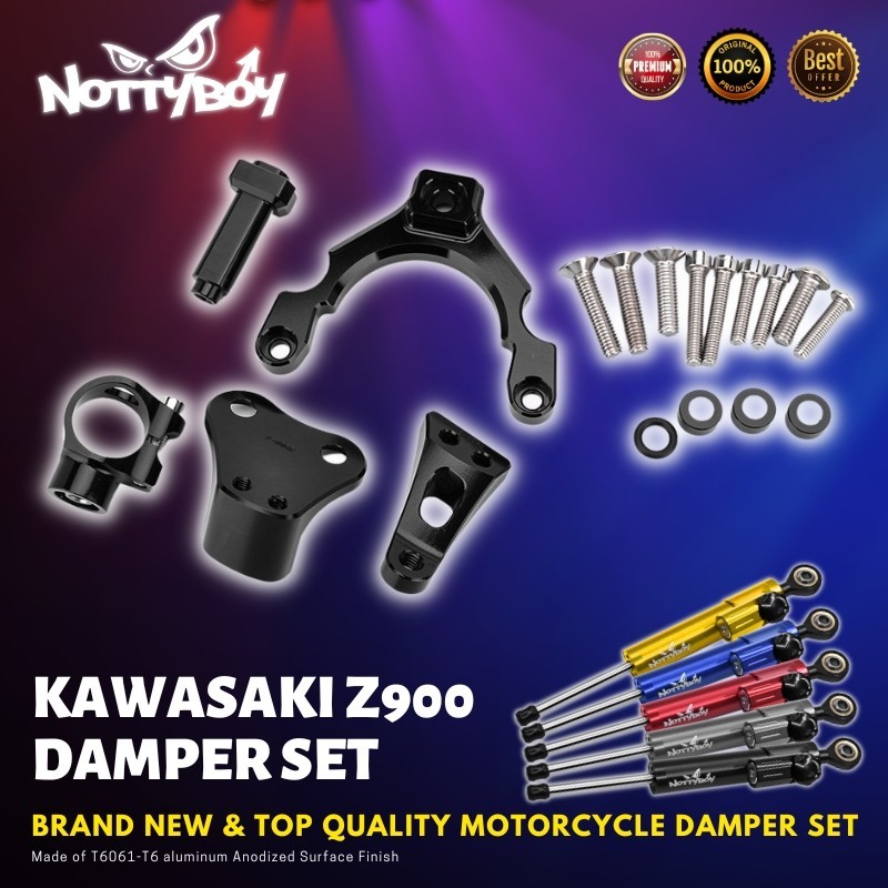 (Z900RS) ACTIVE PERFORMANCE DAMPER® KAWASAKI Z900 V2 2023 Z900 V1 NOTTYBOY DAMPER SET | Bikempire96.com