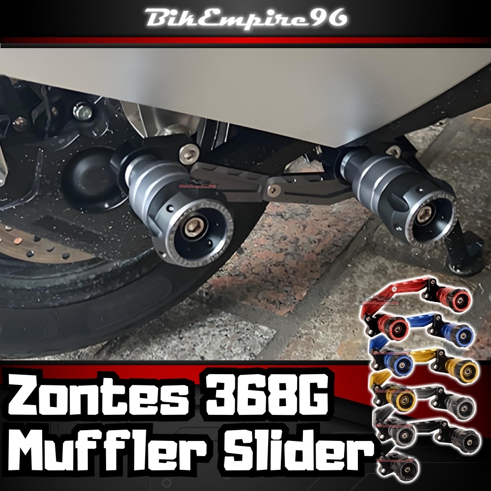 Zontes 368G Muffler Slider Adjustable Exhaust Slider Aluminum