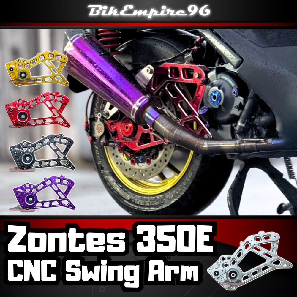 Zontes 350E CNC Swing Arm Plug & Play High Material CNC NottyBoy