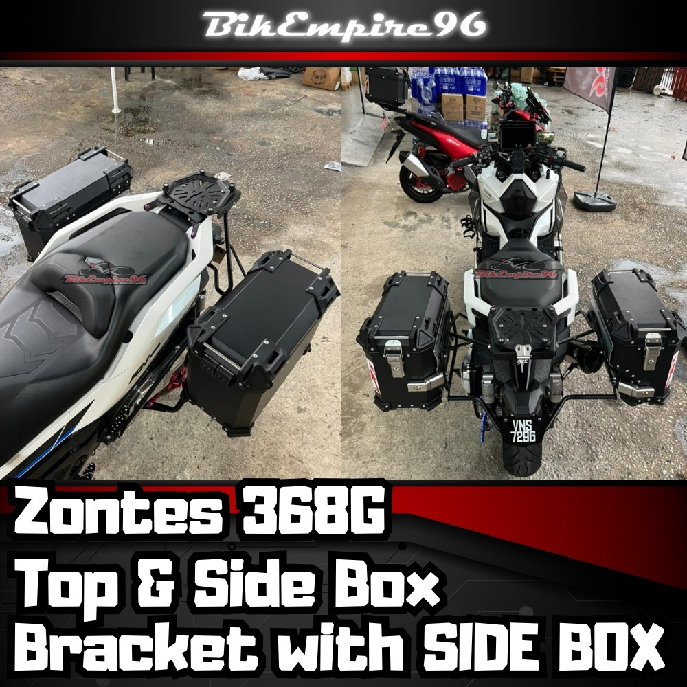 Zontes 368G Side Box Aluminum Side Box 36L with Bracket Side