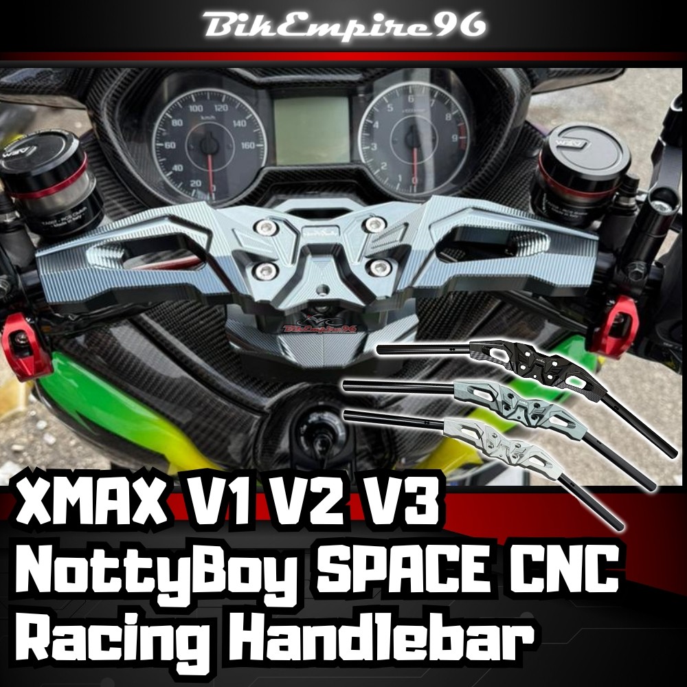 XMAX V1 V2 V3 NottyBoy SPACE CNC Racing Handle Bar Alloy Plug N