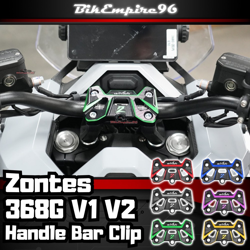 Zontes 368G V1 V2 Handle Bar Clip CNC Handlebar Pressure Code