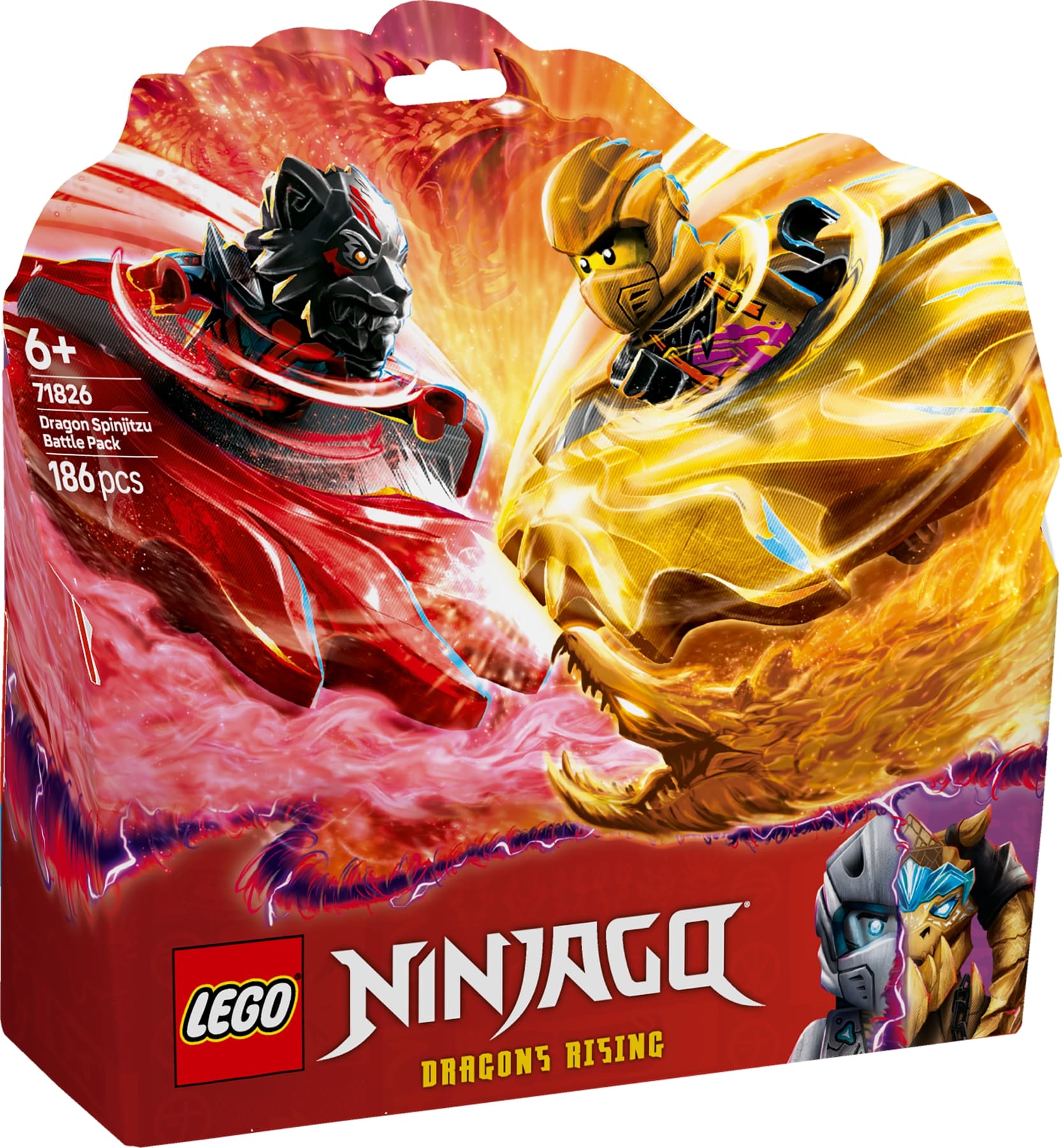 LEGO 71826 Ninjago Dragon Spinjitzu Battle Pack Building Toy Set