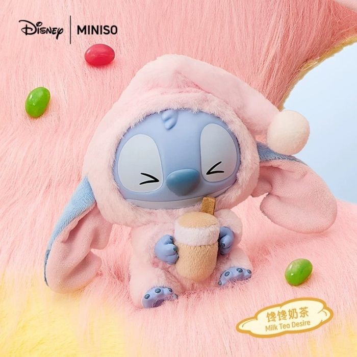 Miniso Disney Stitch Eat Someting Before Sleep Series Vinyl
