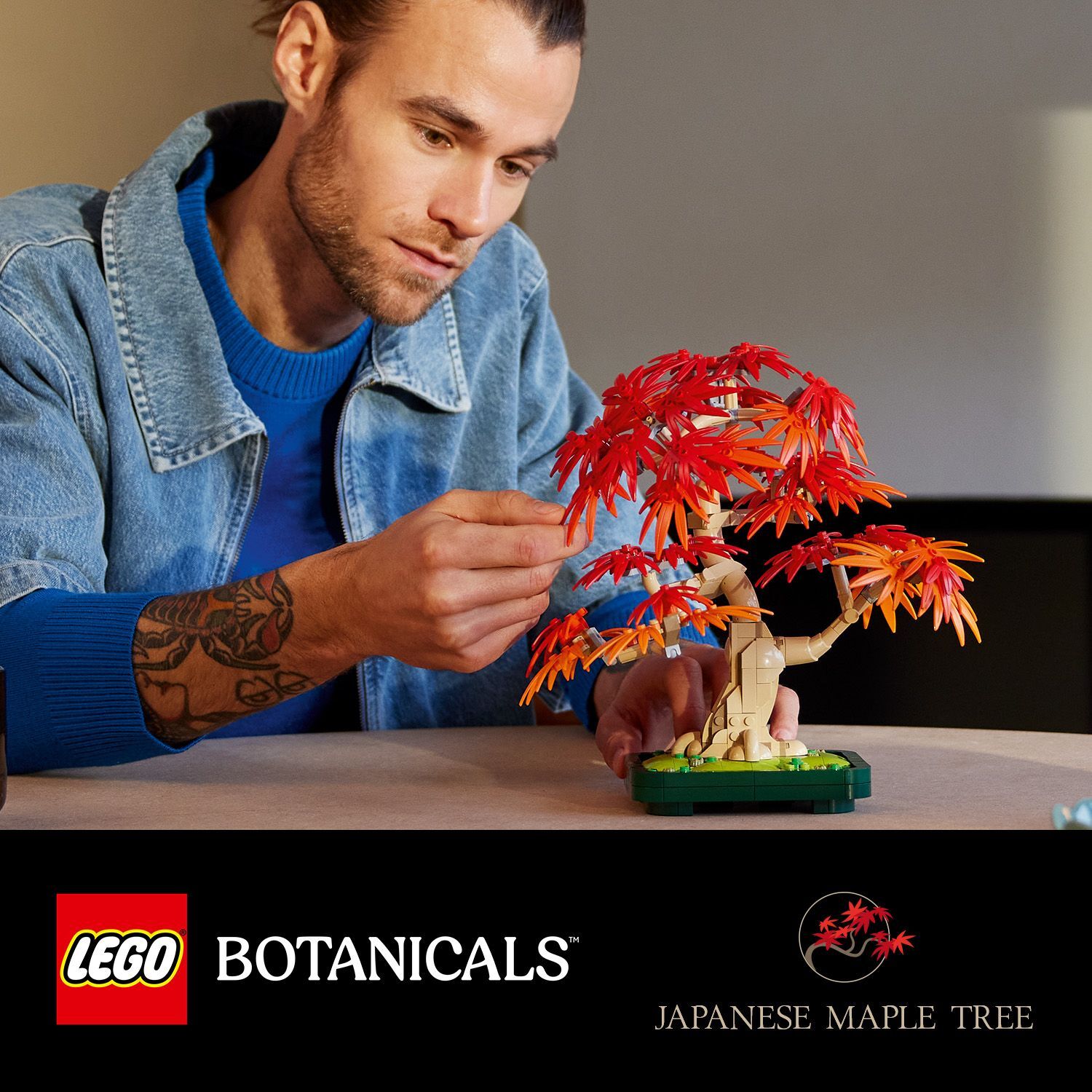 LEGO 10348 Botanicals Japanese Red Maple Bonsai Tree Building Kit