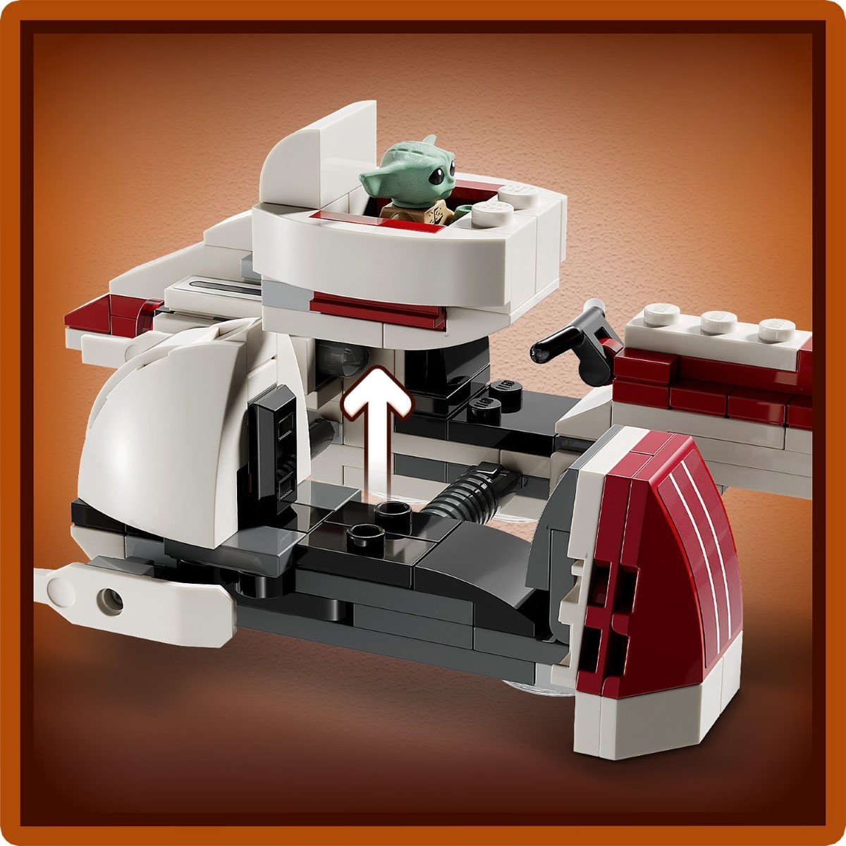 LEGO 75378 Star Wars BARC Speeder Escape Building Toy Set