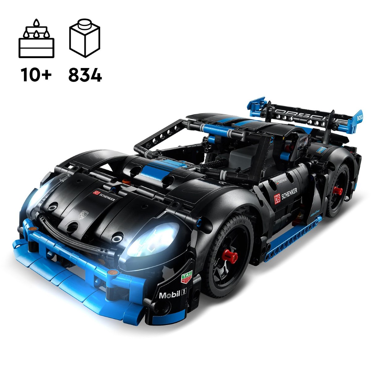 LEGO 42176 Technic Porsche GT4 e-Performance Race Car Building Toy Set