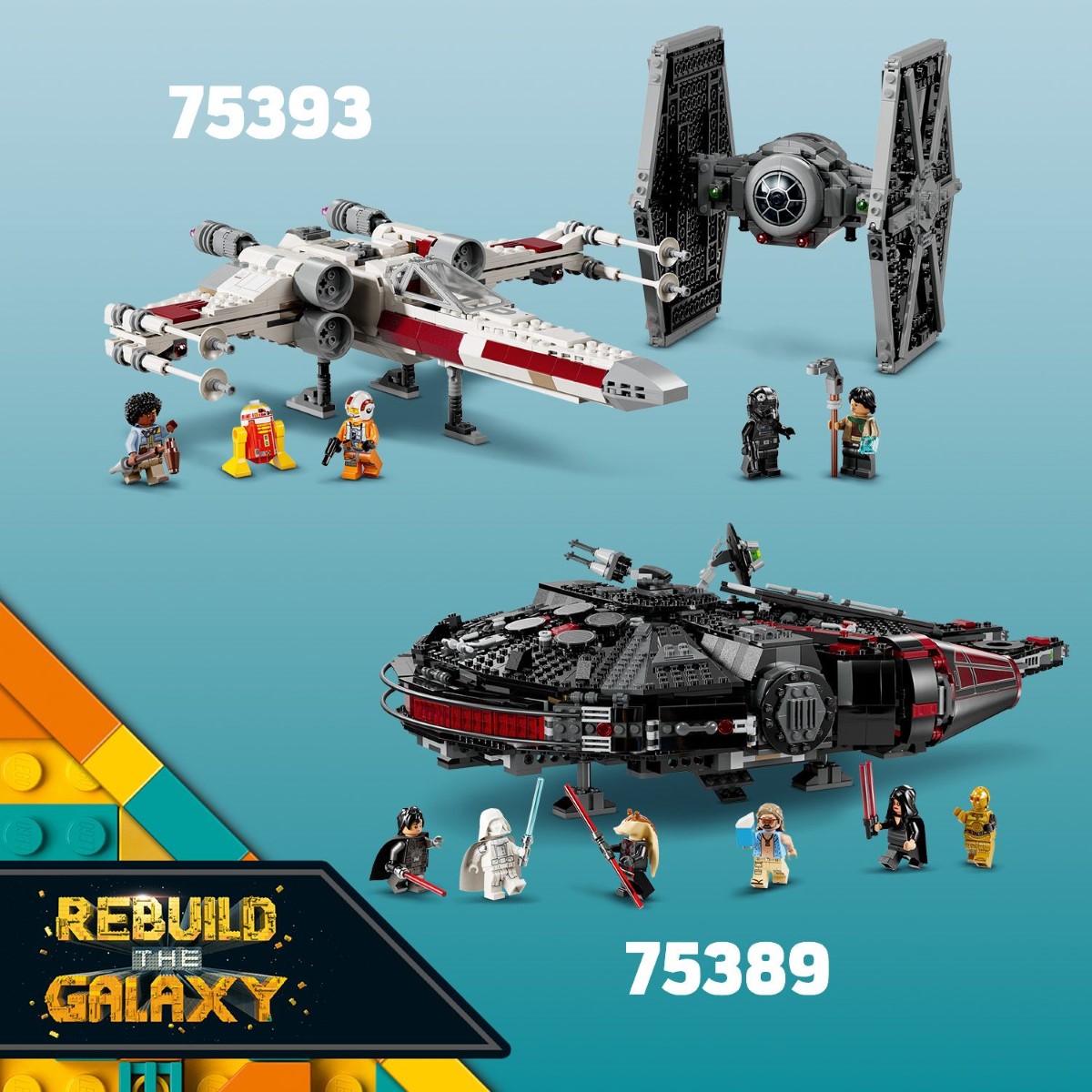 LEGO 75389 Star Wars The Dark Falcon Building Toy Set