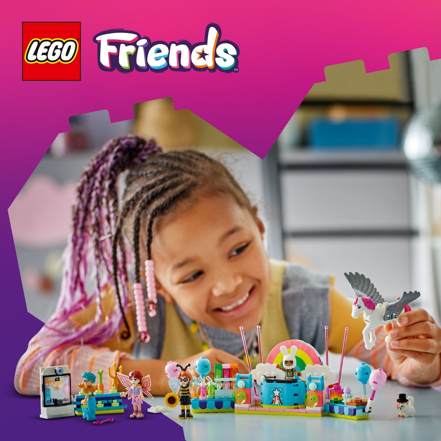 LEGO 42661 Friends Costume Party with Unicorn & Fairy Building Toy Set