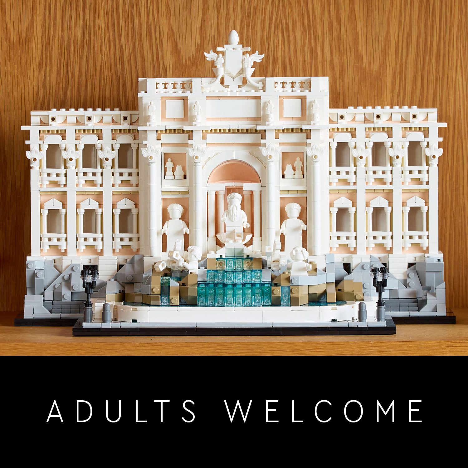 LEGO 21062 Architecture Trevi Fountain Building Kit (1880 Pieces)