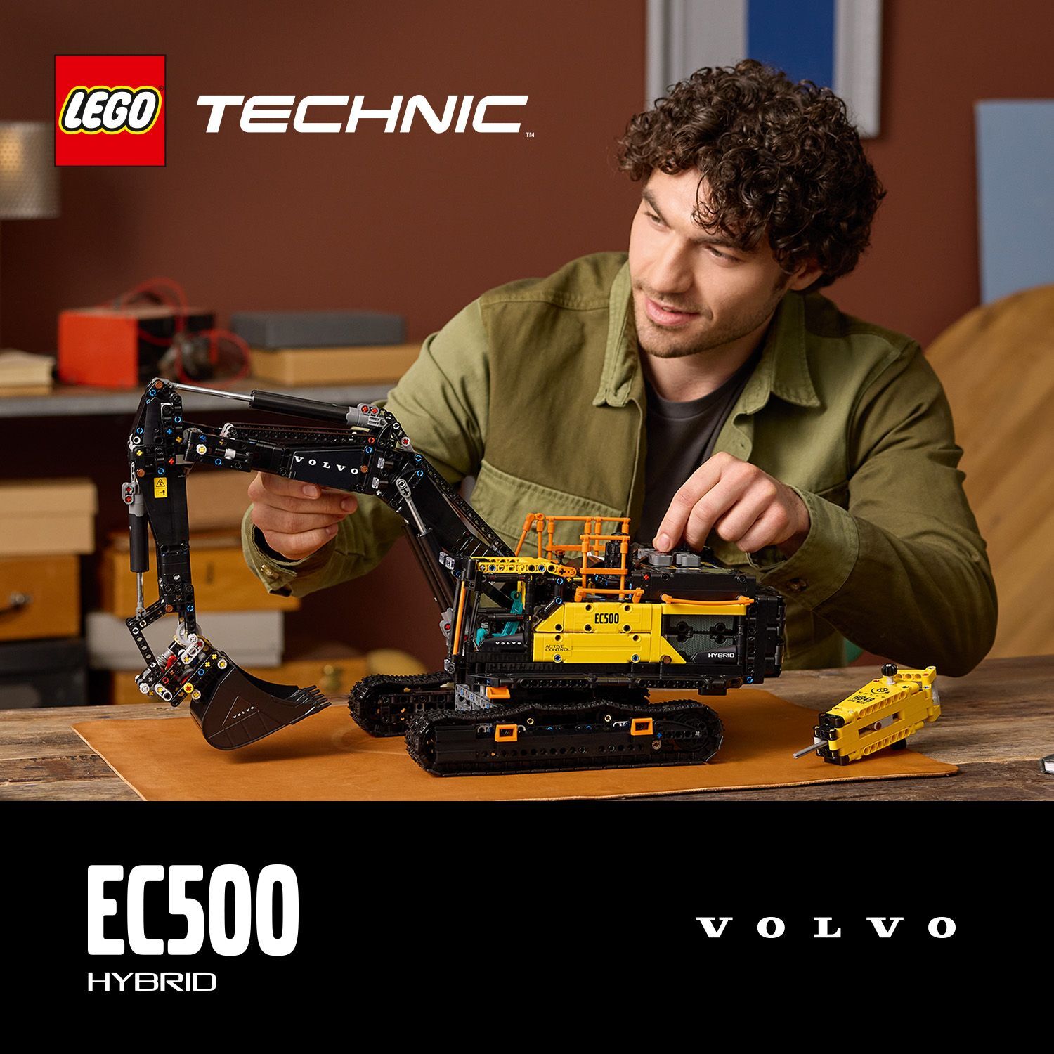 LEGO 42215 Technic Volvo EC500 Hybrid Excavator Building Kit