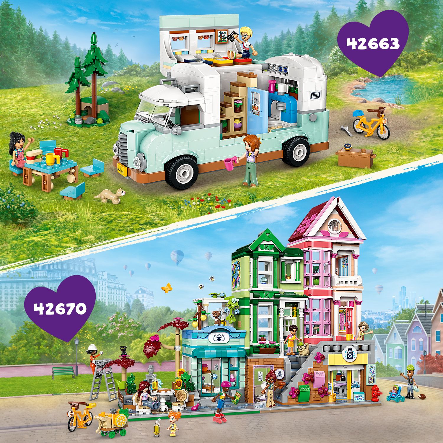 LEGO 42663 LEGO Friends Friendship Camper Van Adventure Building