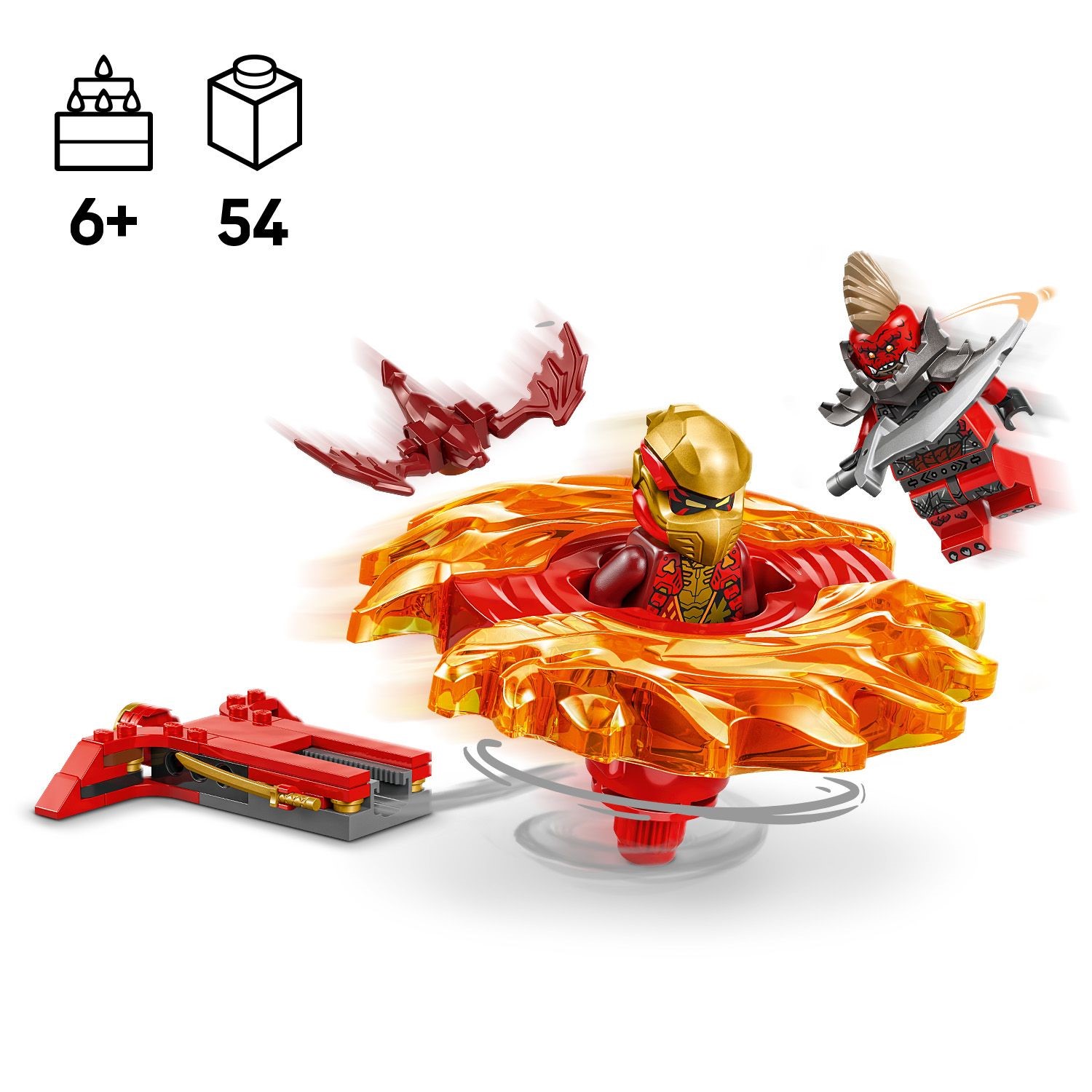 LEGO 71823 Ninjago Kai's Dragon Spinjitzu Spinner Building Toy Set
