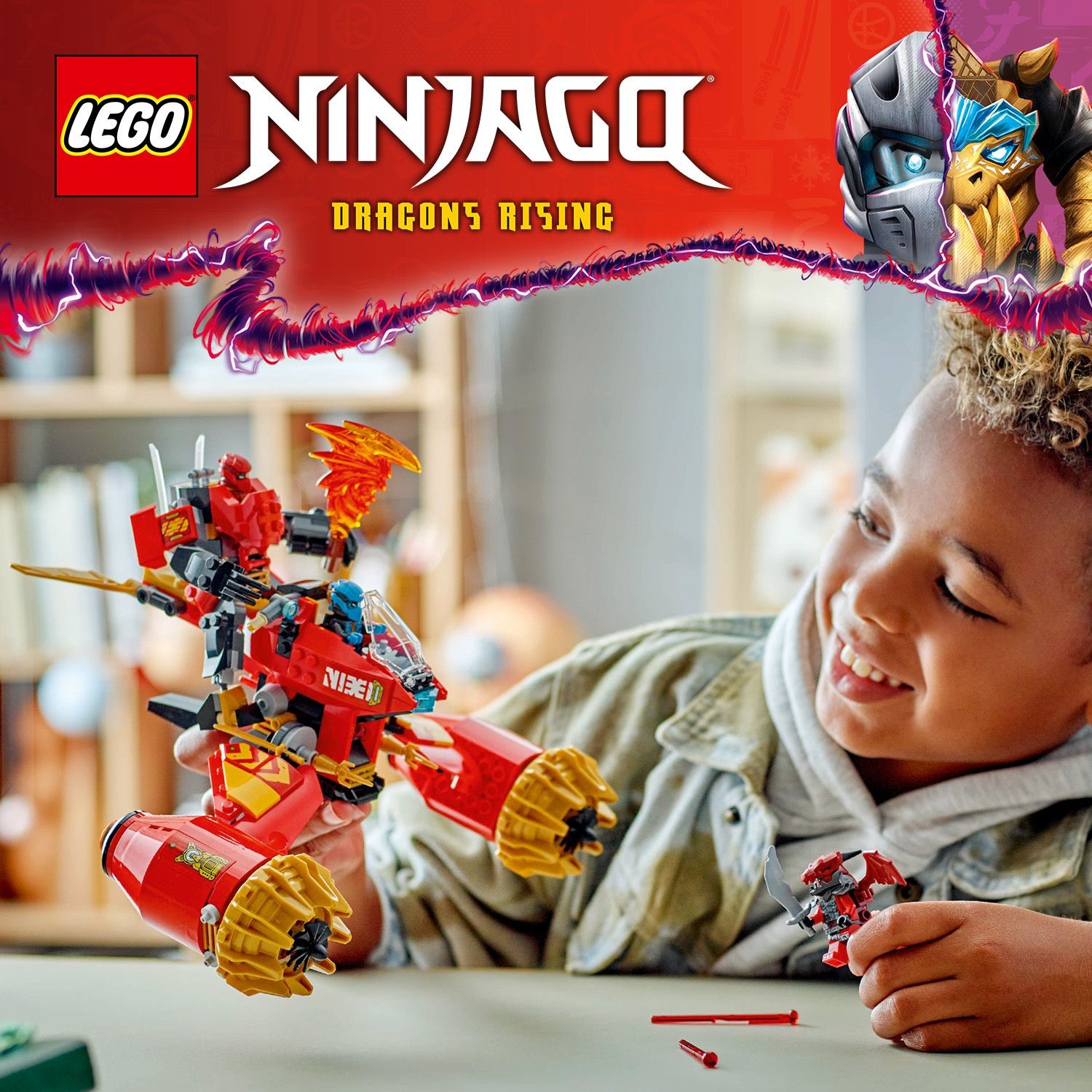 Lego Ninjago 71830 Kai's Mech Storm Rider Playset for Ages 7 and Up main image 0