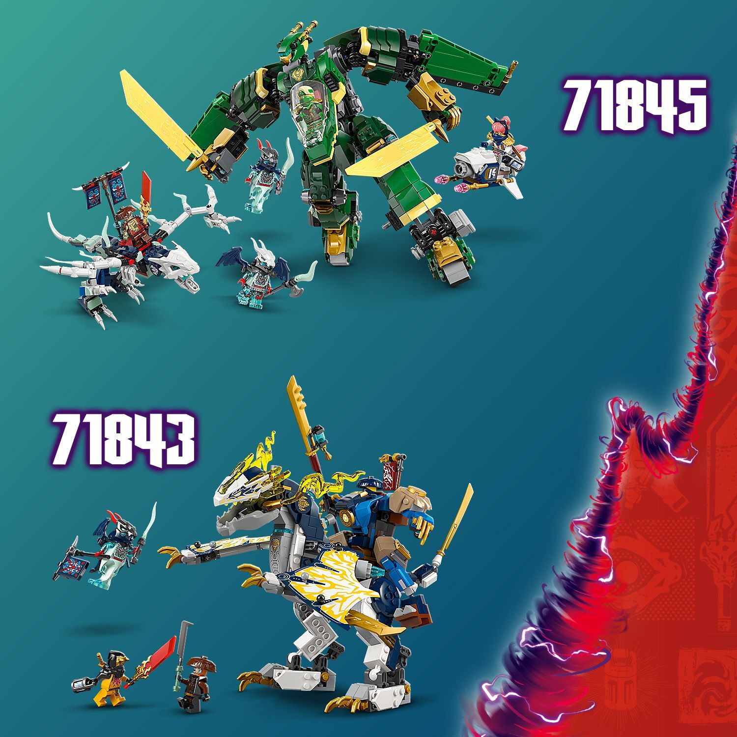 LEGO 71844 NINJAGO Ninja Combat Vehicle Building Toy Set