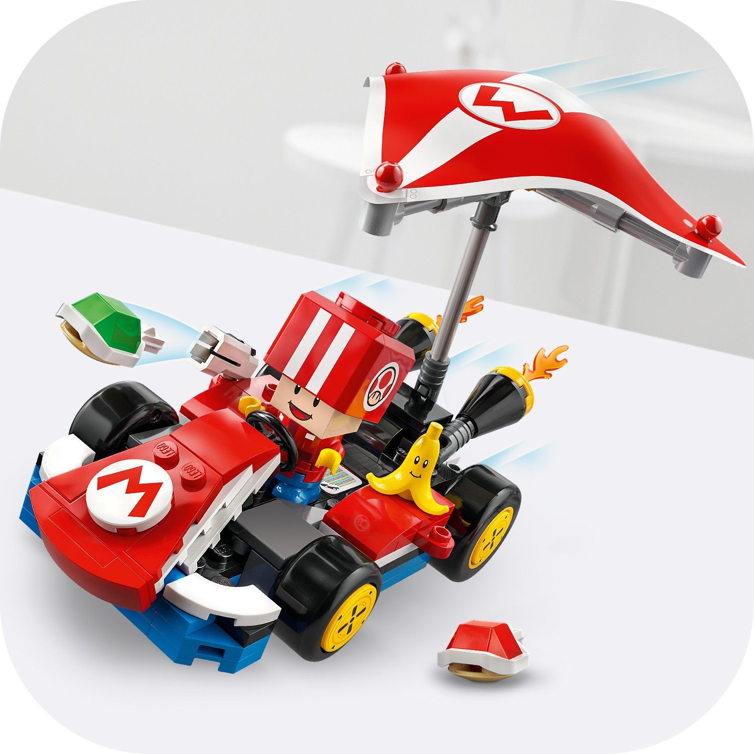 LEGO 72032 Super Mario Kart – Standard Kart Building Toy Set (174 Pieces)