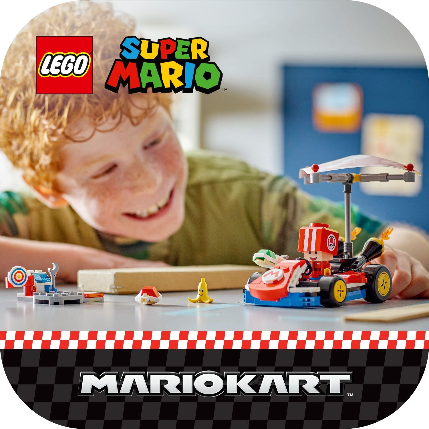 LEGO 72032 Super Mario Kart – Standard Kart Building Toy Set (174 Pieces)