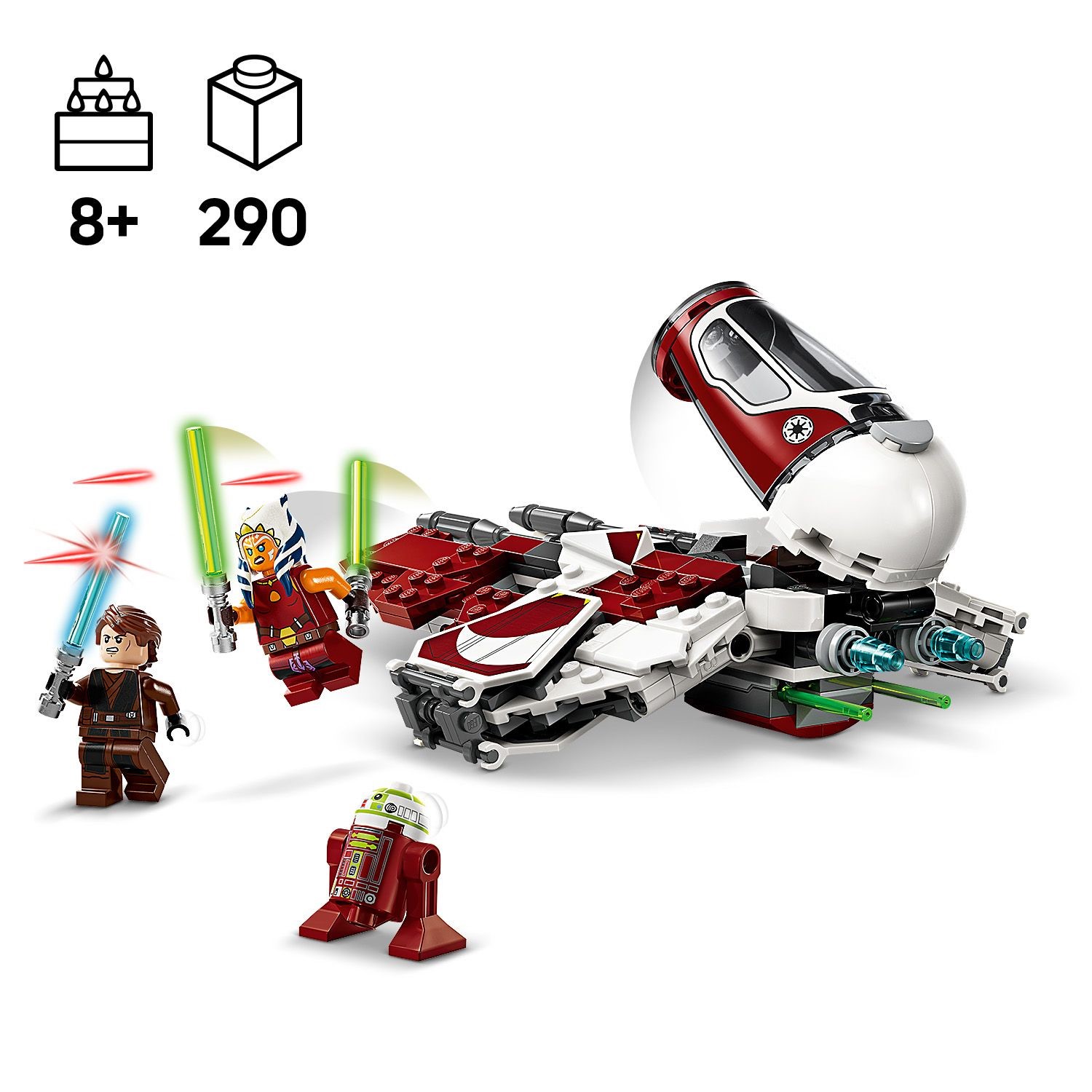 LEGO 75401 Star Wars Ahsoka's Jedi Interceptor Building Toy