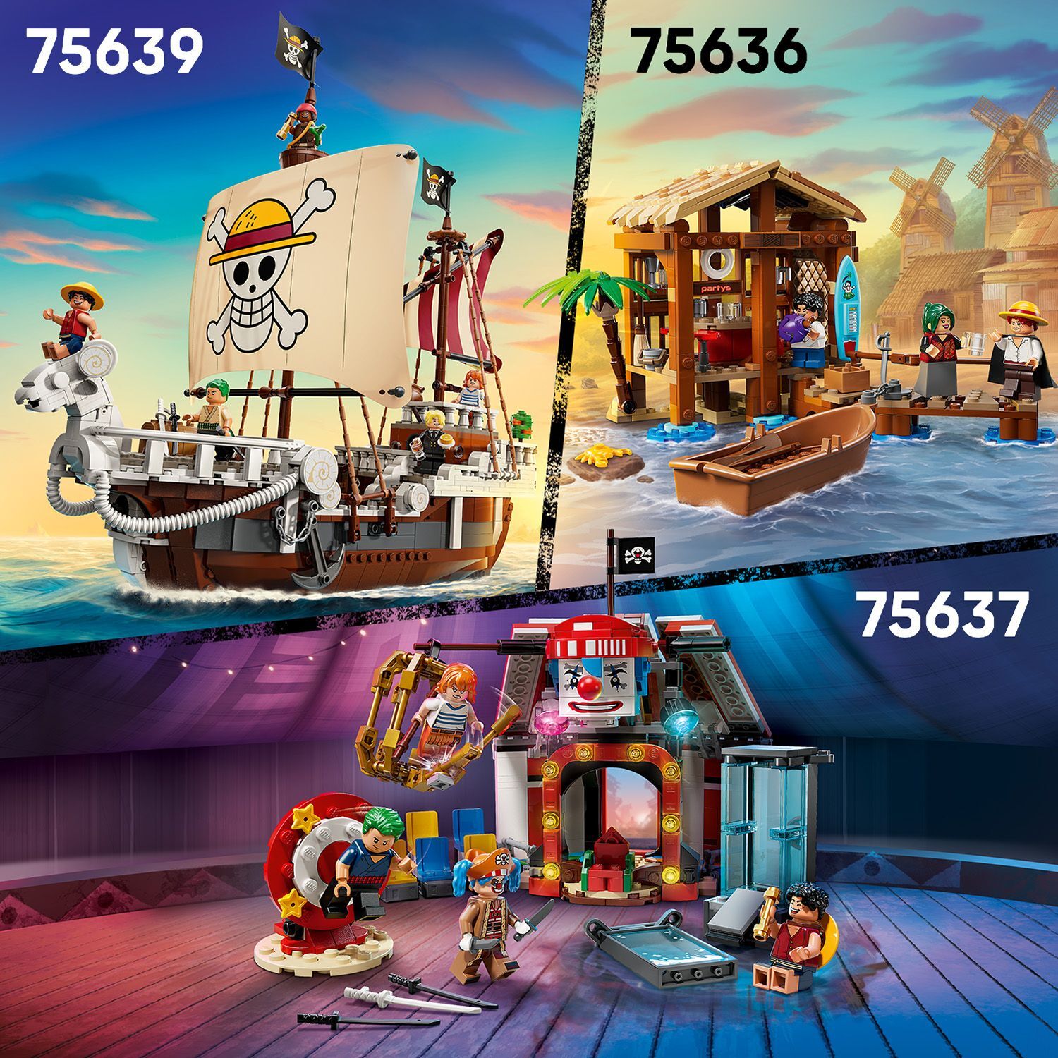 LEGO 75638 ONE PIECE Battle at Arlong Park Building Toy Set