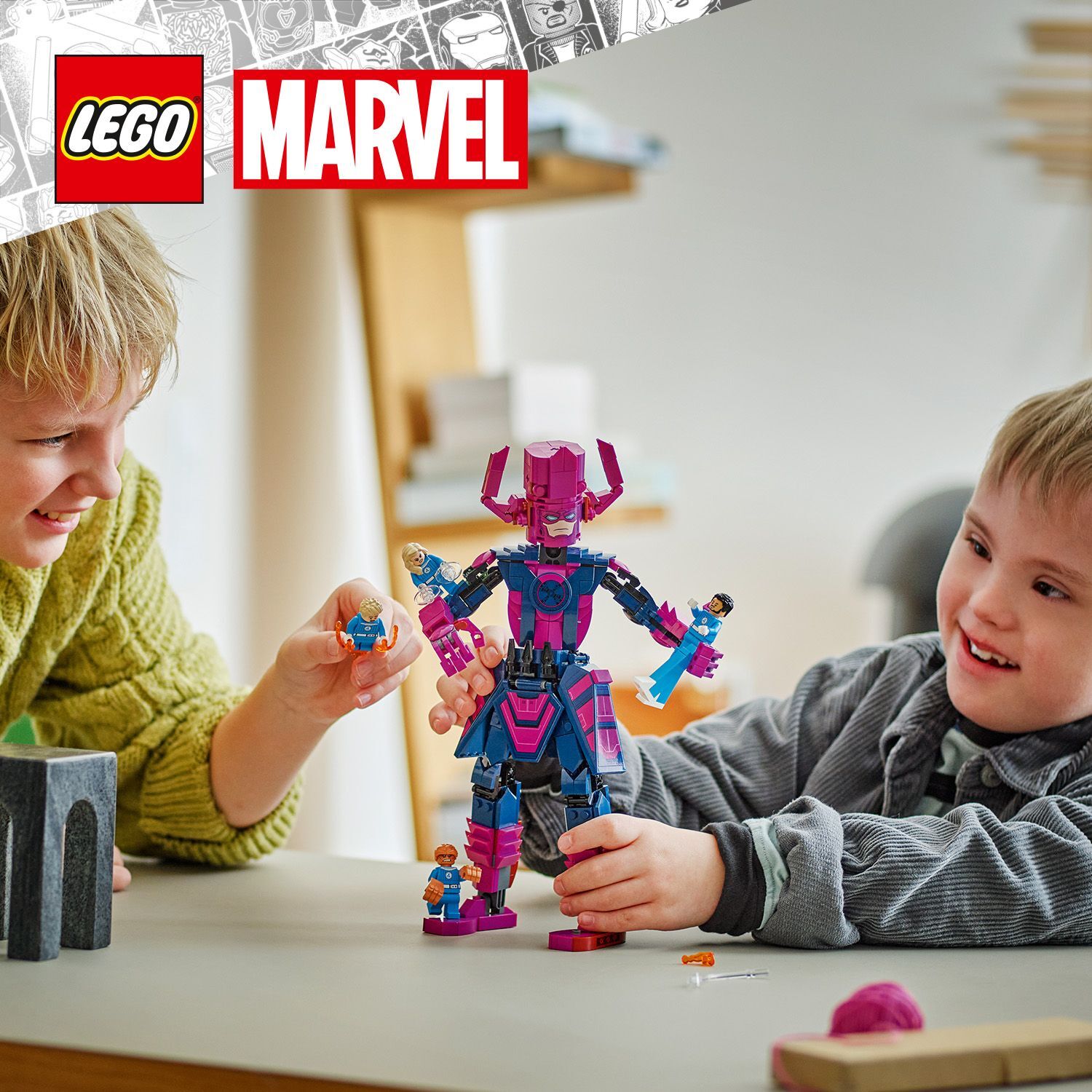 LEGO 76316 Marvel Fantastic Four vs. Galactus Construction Figure ...