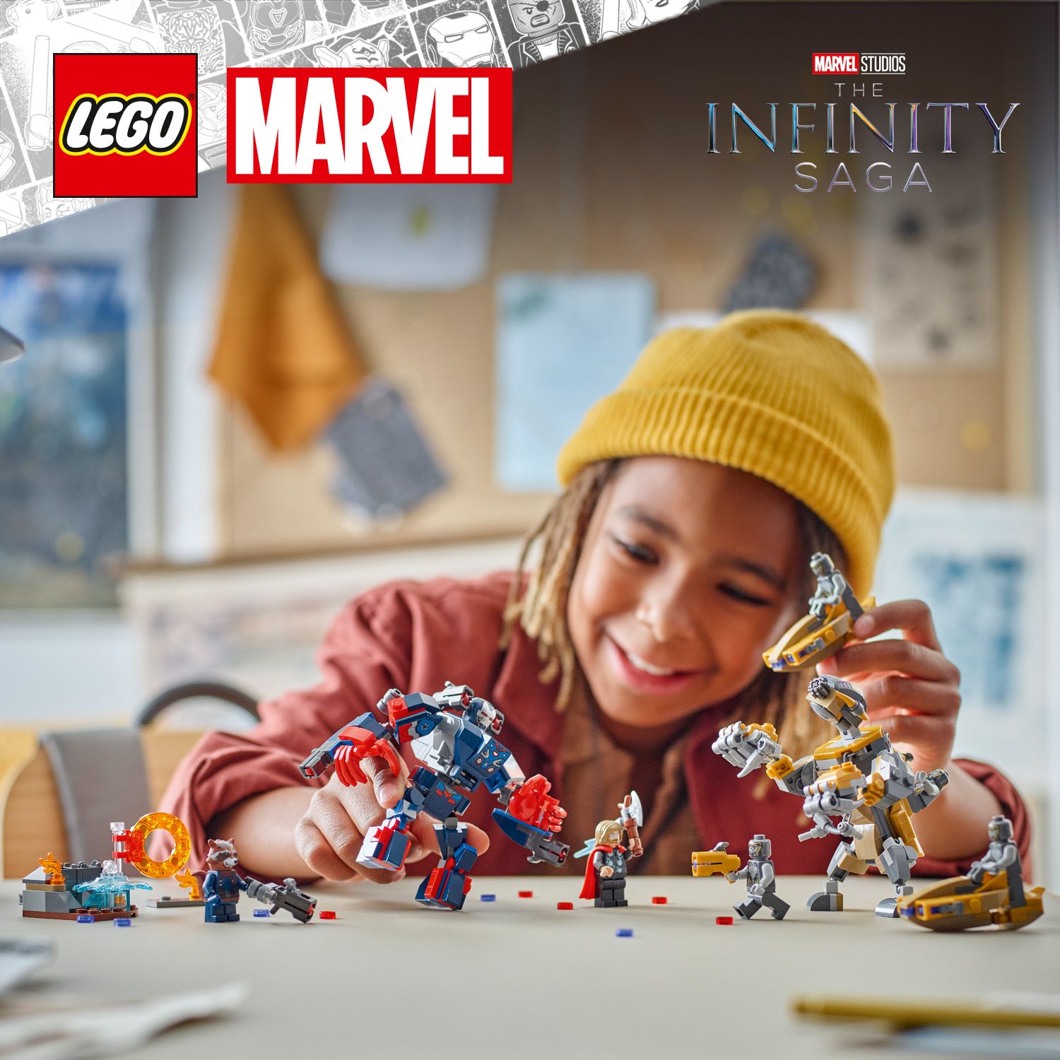 LEGO 76322 Marvel Super Heroes Avengers: Endgame Thor vs. Chitauri ...