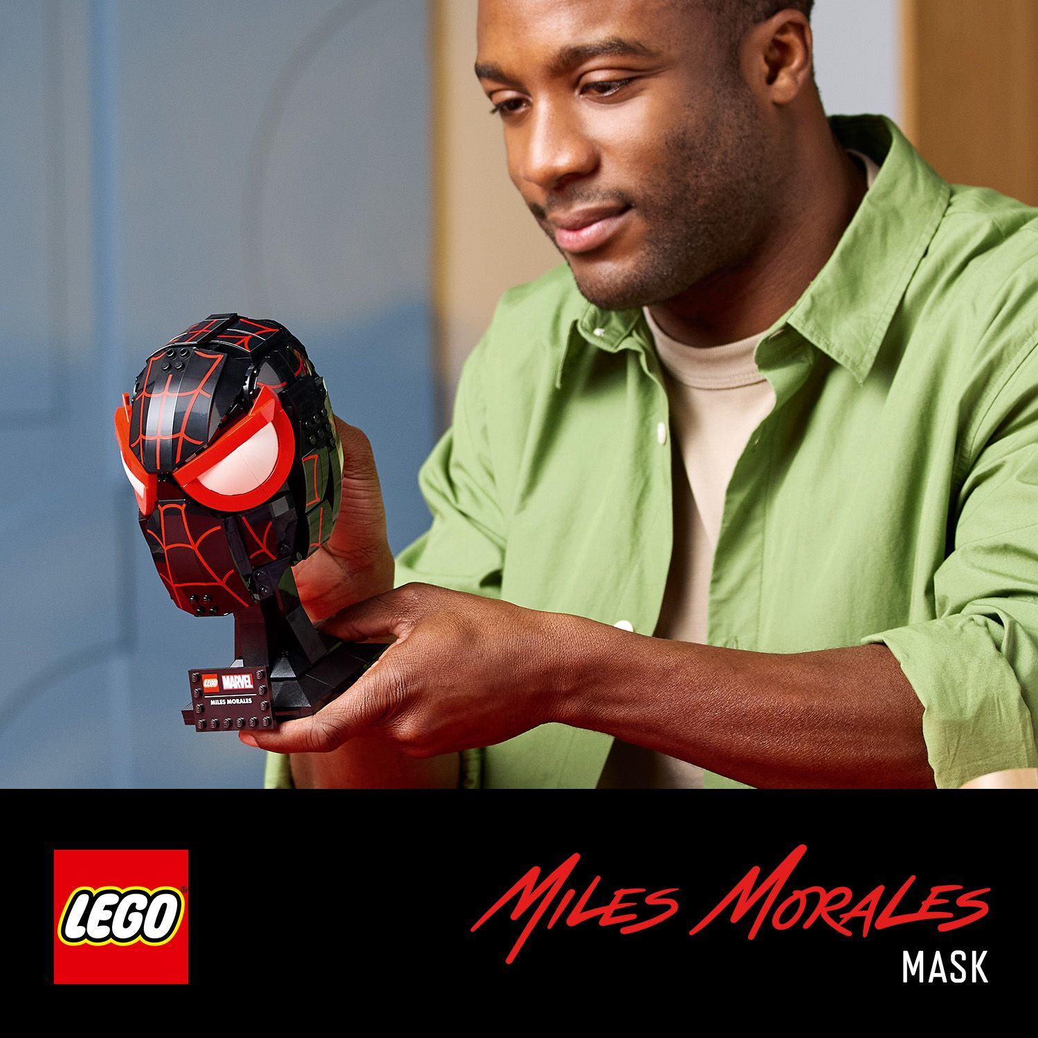 LEGO 76329 Marvel Miles Morales' Mask Building Kit (487 Pieces)