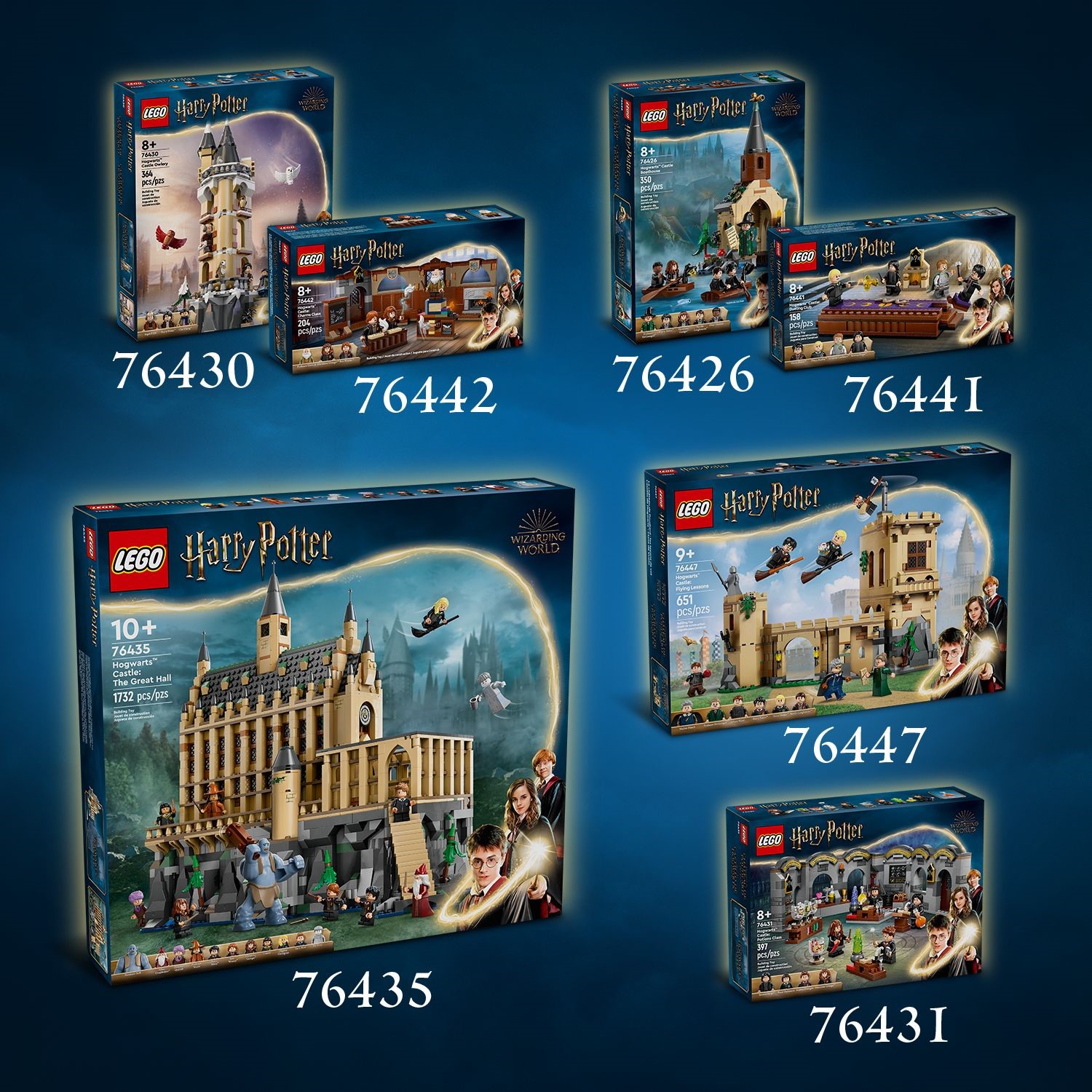 100⭐　バードアスレチック　ミラーとフォージングトイセット　⭐バードトイ LEGO 76443 Harry Potter Hagrid & Harry's Motorcycle Ride Building