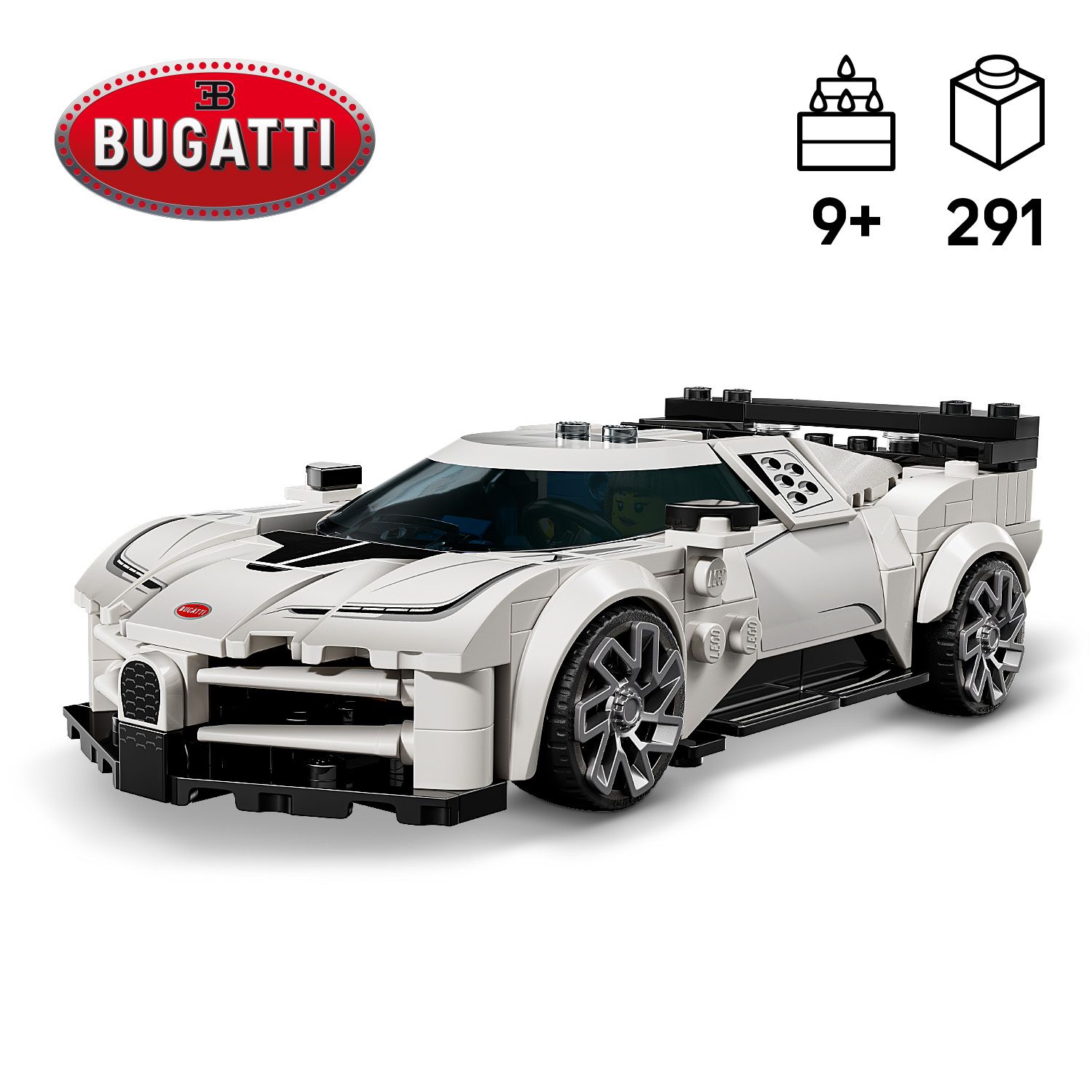 LEGO 77240 Speed Champions Bugatti Centodieci Hyper Sports Car